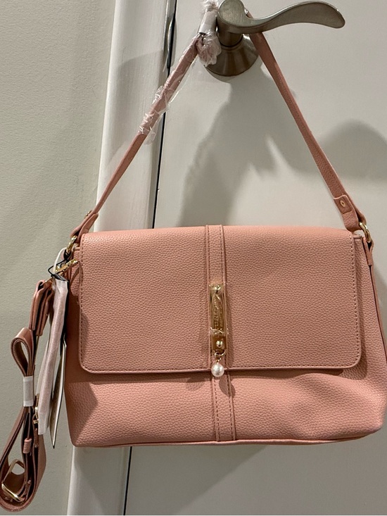 Laundry By Shelli Segal Handbags - Laundry by Shelli Segal Women's Pink Shoulder Bag - Elegant Pearl Accent